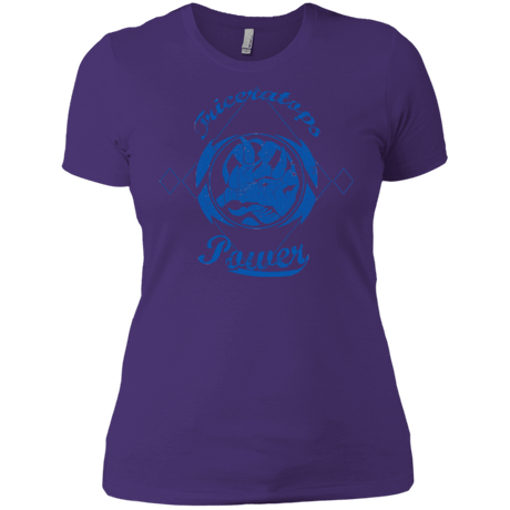 T-Shirts Purple / X-Small Triceratops Women's Premium T-Shirt