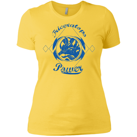 T-Shirts Vibrant Yellow / X-Small Triceratops Women's Premium T-Shirt