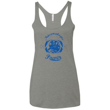 T-Shirts Venetian Grey / X-Small Triceratops Women's Triblend Racerback Tank