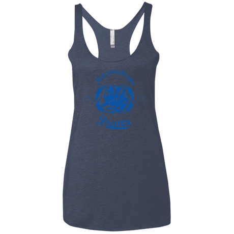 T-Shirts Vintage Navy / X-Small Triceratops Women's Triblend Racerback Tank