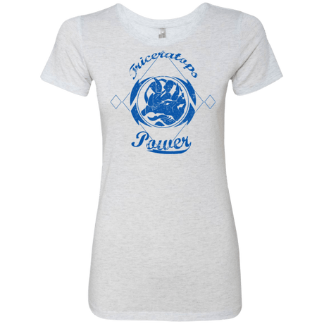 T-Shirts Heather White / Small Triceratops Women's Triblend T-Shirt