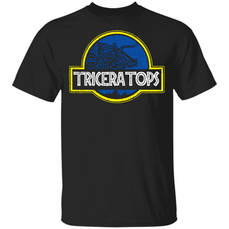 T-Shirts Black / YXS Triceratops Youth T-Shirt