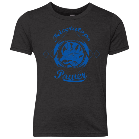 T-Shirts Vintage Black / YXS Triceratops Youth Triblend T-Shirt