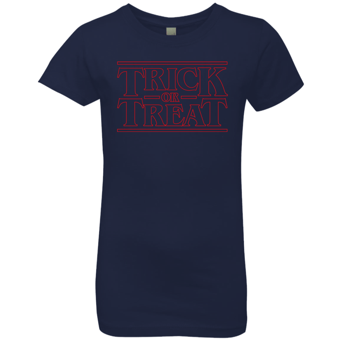 T-Shirts Midnight Navy / YXS Trick Or Treat Girls Premium T-Shirt