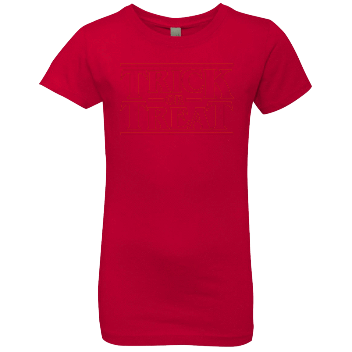 T-Shirts Red / YXS Trick Or Treat Girls Premium T-Shirt