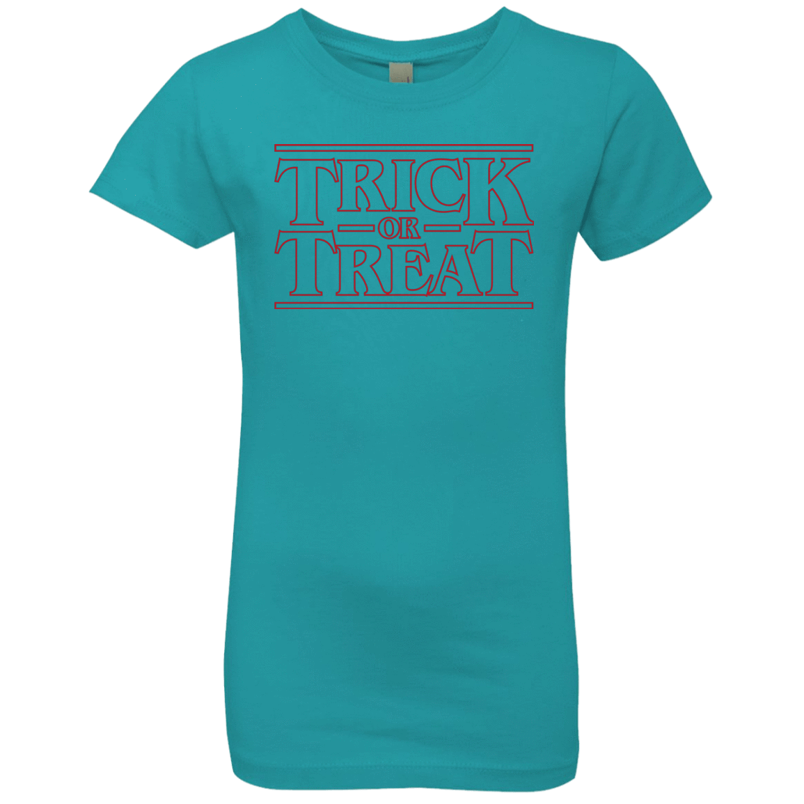T-Shirts Tahiti Blue / YXS Trick Or Treat Girls Premium T-Shirt