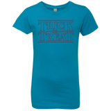 T-Shirts Turquoise / YXS Trick Or Treat Girls Premium T-Shirt