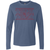 T-Shirts Indigo / Small Trick Or Treat Men's Premium Long Sleeve