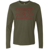 T-Shirts Military Green / Small Trick Or Treat Men's Premium Long Sleeve