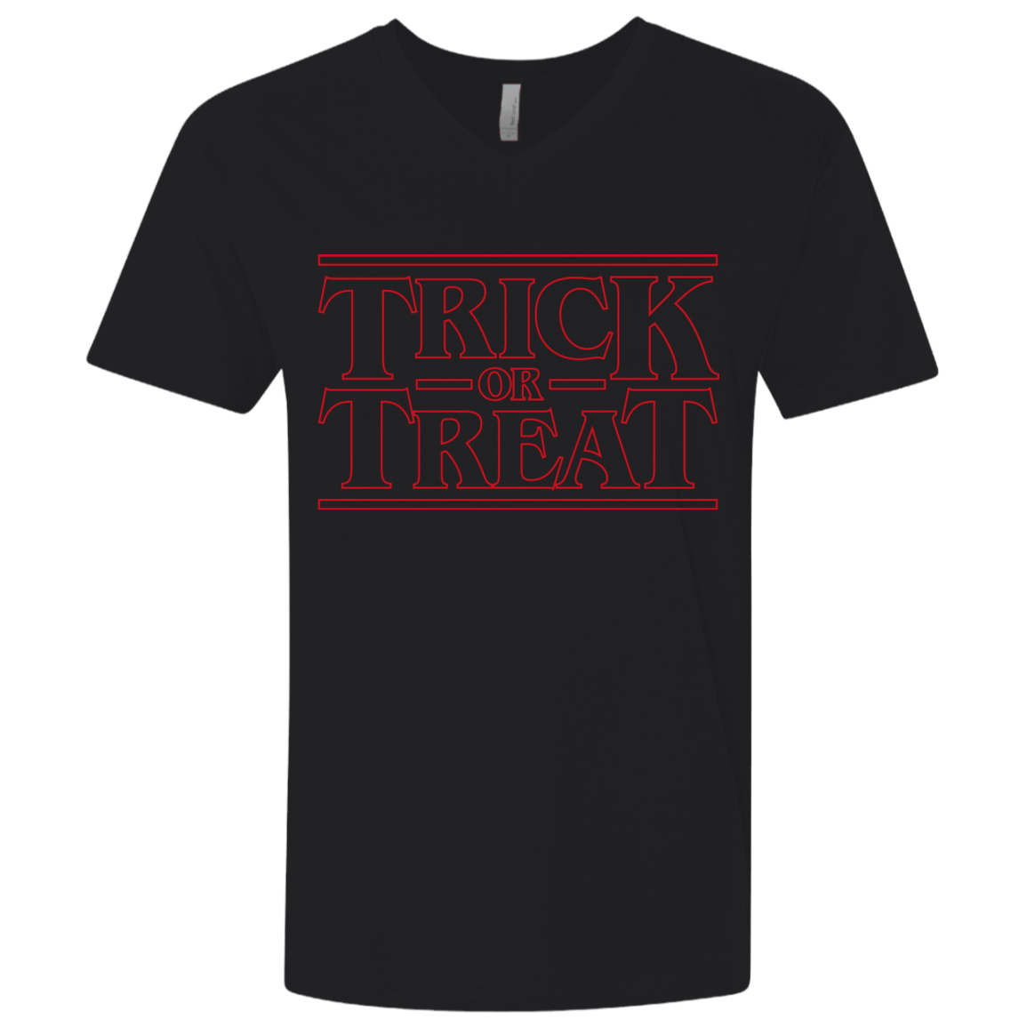 T-Shirts Black / X-Small Trick Or Treat Men's Premium V-Neck