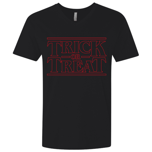 T-Shirts Black / X-Small Trick Or Treat Men's Premium V-Neck