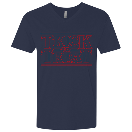 T-Shirts Midnight Navy / X-Small Trick Or Treat Men's Premium V-Neck