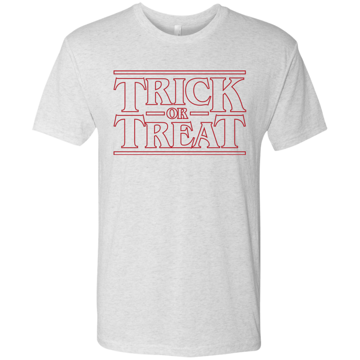 T-Shirts Heather White / Small Trick Or Treat Men's Triblend T-Shirt