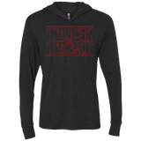 T-Shirts Vintage Black / X-Small Trick Or Treat Triblend Long Sleeve Hoodie Tee