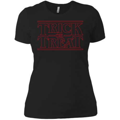 T-Shirts Black / X-Small Trick Or Treat Women's Premium T-Shirt