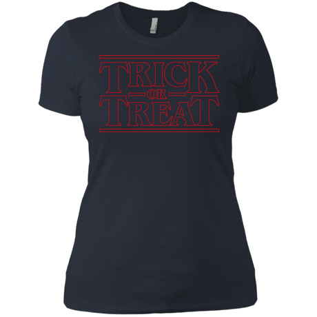 T-Shirts Indigo / X-Small Trick Or Treat Women's Premium T-Shirt