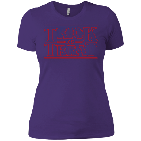 T-Shirts Purple / X-Small Trick Or Treat Women's Premium T-Shirt
