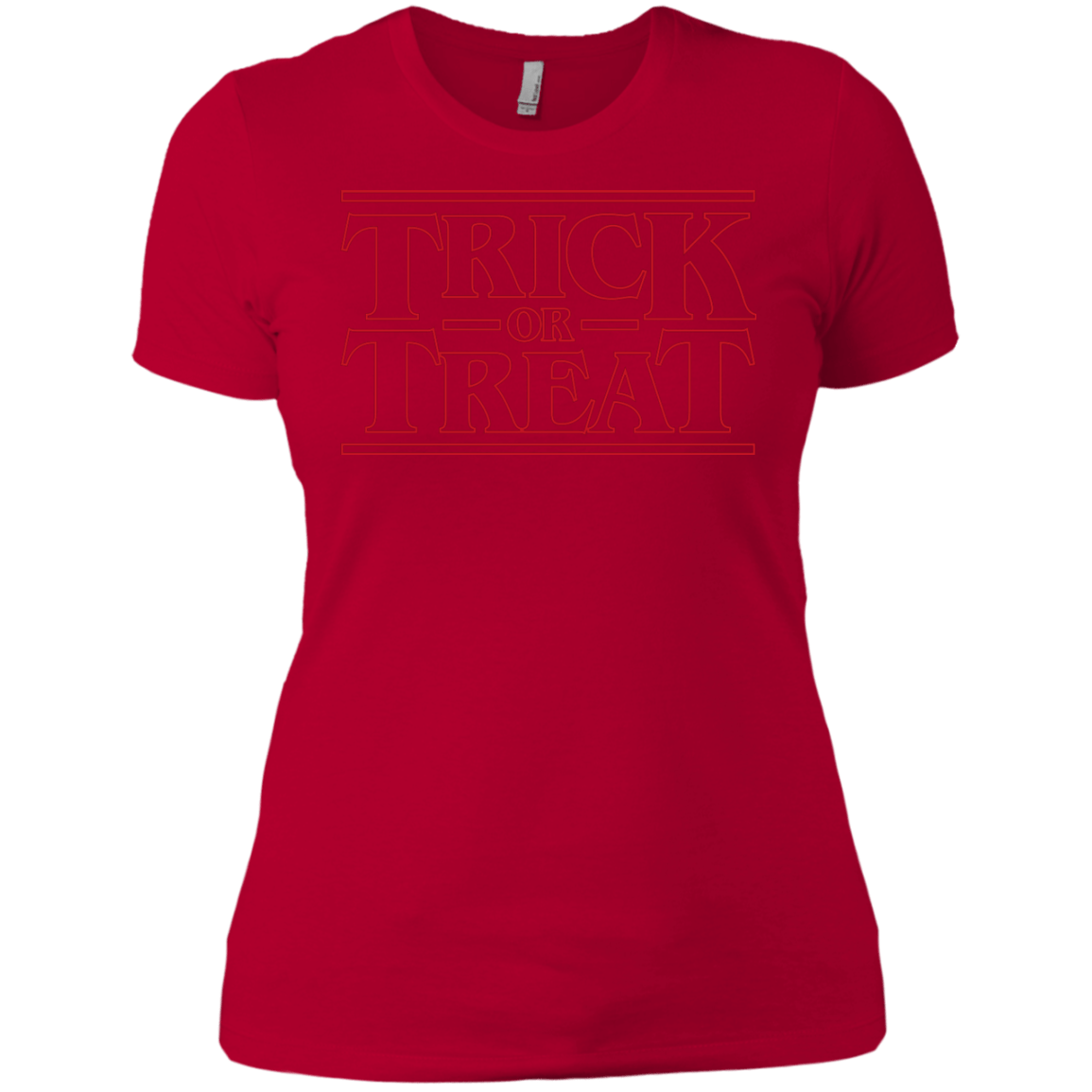 T-Shirts Red / X-Small Trick Or Treat Women's Premium T-Shirt