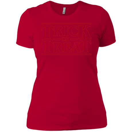 T-Shirts Red / X-Small Trick Or Treat Women's Premium T-Shirt