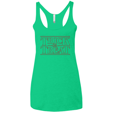 T-Shirts Envy / X-Small Trick Or Treat Women's Triblend Racerback Tank