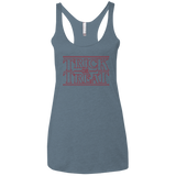 T-Shirts Indigo / X-Small Trick Or Treat Women's Triblend Racerback Tank