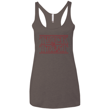 T-Shirts Macchiato / X-Small Trick Or Treat Women's Triblend Racerback Tank
