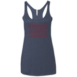 T-Shirts Vintage Navy / X-Small Trick Or Treat Women's Triblend Racerback Tank