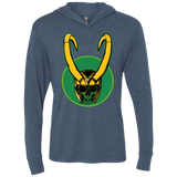 T-Shirts Indigo / X-Small Tricksters End Triblend Long Sleeve Hoodie Tee