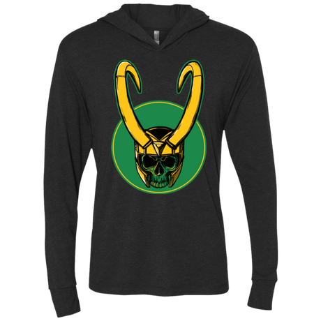 T-Shirts Vintage Black / X-Small Tricksters End Triblend Long Sleeve Hoodie Tee