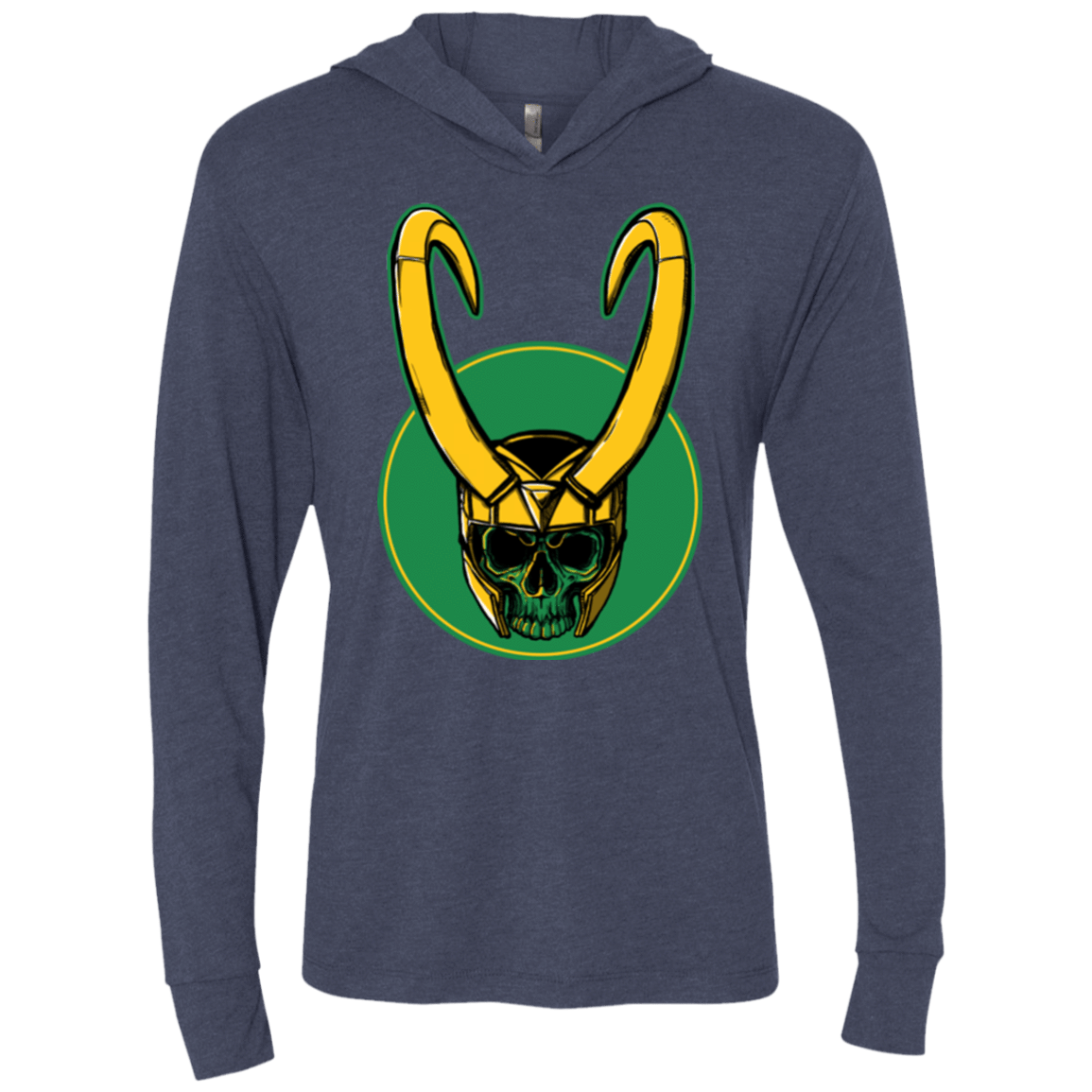 T-Shirts Vintage Navy / X-Small Tricksters End Triblend Long Sleeve Hoodie Tee