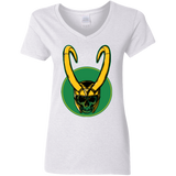 T-Shirts White / S Tricksters End Women's V-Neck T-Shirt