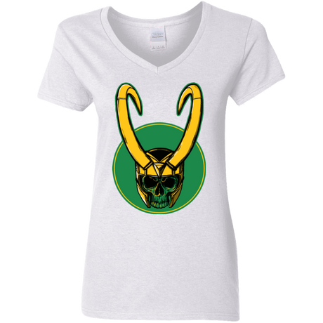 T-Shirts White / S Tricksters End Women's V-Neck T-Shirt