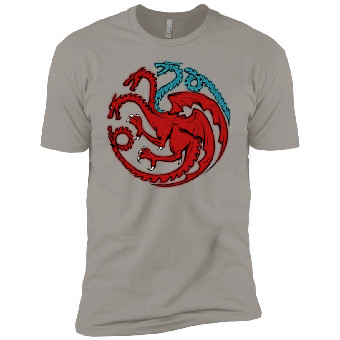 T-Shirts Light Grey / YXS Trinity of fire and ice V2 Boys Premium T-Shirt