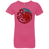 T-Shirts Hot Pink / YXS Trinity of fire and ice V2 Girls Premium T-Shirt