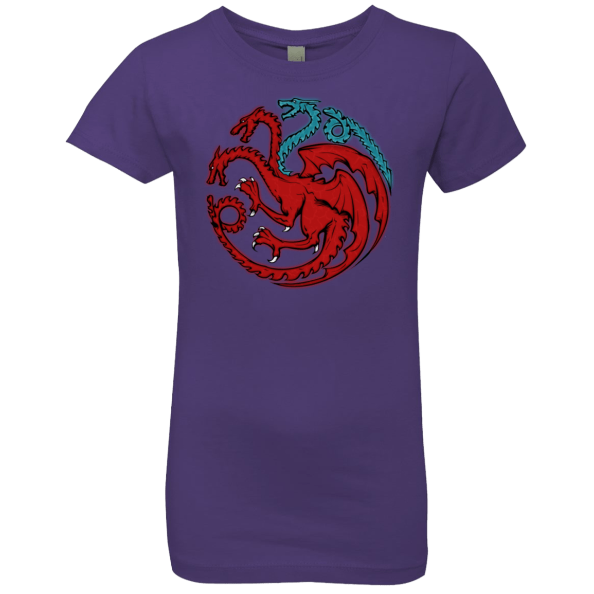 T-Shirts Purple Rush / YXS Trinity of fire and ice V2 Girls Premium T-Shirt