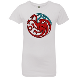 T-Shirts White / YXS Trinity of fire and ice V2 Girls Premium T-Shirt