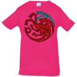 T-Shirts Hot Pink / 6 Months Trinity of fire and ice V2 Infant PremiumT-Shirt