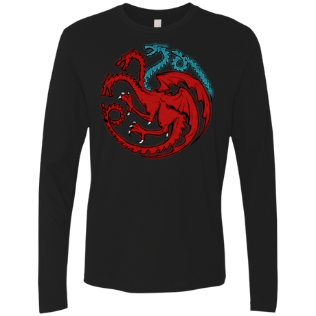 T-Shirts Black / Small Trinity of fire and ice V2 Men's Premium Long Sleeve