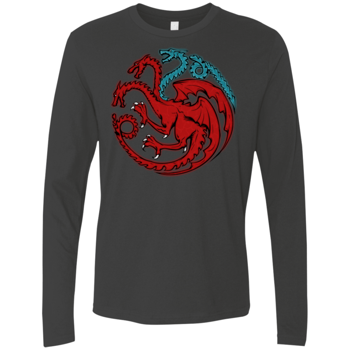 T-Shirts Heavy Metal / Small Trinity of fire and ice V2 Men's Premium Long Sleeve