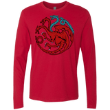 T-Shirts Red / Small Trinity of fire and ice V2 Men's Premium Long Sleeve