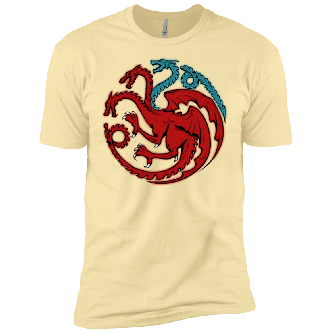 T-Shirts Banana Cream / X-Small Trinity of fire and ice V2 Men's Premium T-Shirt