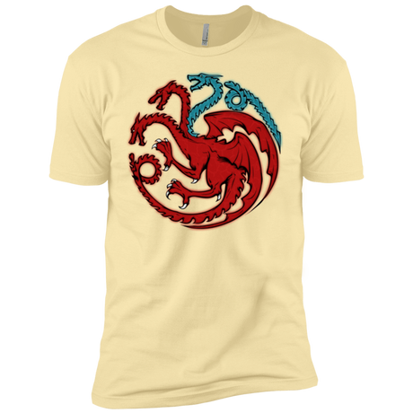 T-Shirts Banana Cream / X-Small Trinity of fire and ice V2 Men's Premium T-Shirt