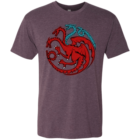 T-Shirts Vintage Purple / Small Trinity of fire and ice V2 Men's Triblend T-Shirt