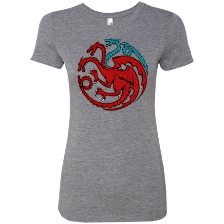 T-Shirts Premium Heather / Small Trinity of fire and ice V2 Women's Triblend T-Shirt