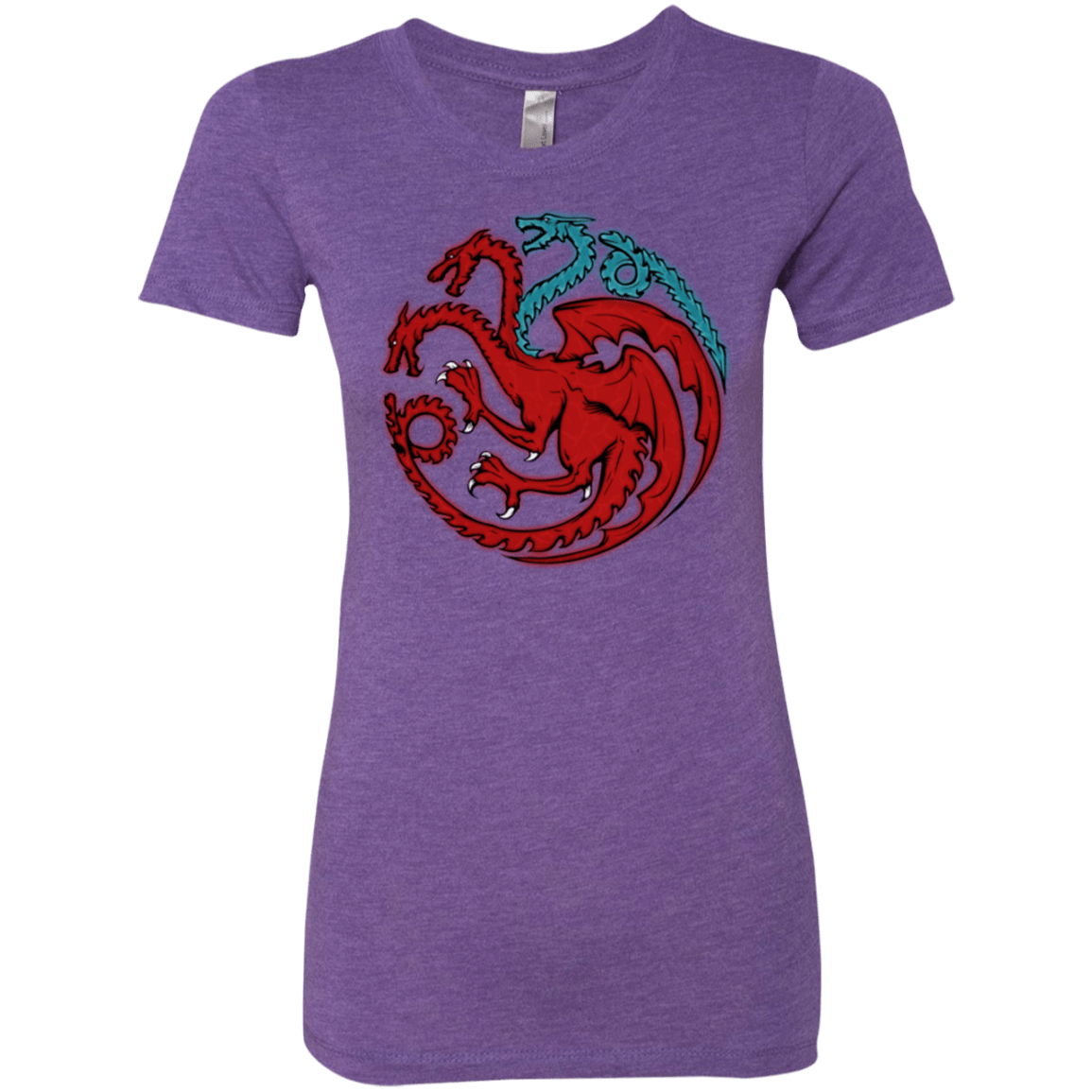 T-Shirts Purple Rush / Small Trinity of fire and ice V2 Women's Triblend T-Shirt