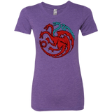 T-Shirts Purple Rush / Small Trinity of fire and ice V2 Women's Triblend T-Shirt