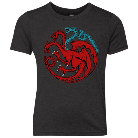 T-Shirts Vintage Black / YXS Trinity of fire and ice V2 Youth Triblend T-Shirt