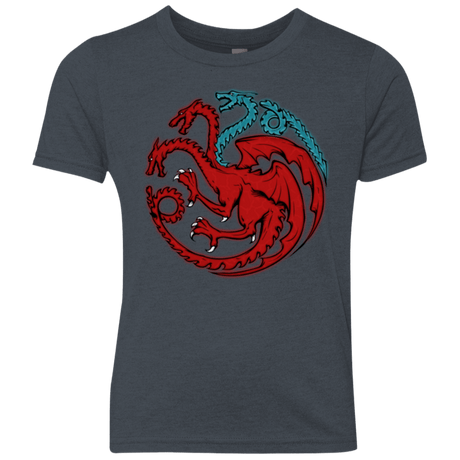 T-Shirts Vintage Navy / YXS Trinity of fire and ice V2 Youth Triblend T-Shirt