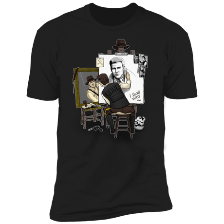 T-Shirts Black / S Triple Self Portrait Men's Premium T-Shirt