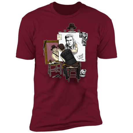 T-Shirts Cardinal / S Triple Self Portrait Men's Premium T-Shirt